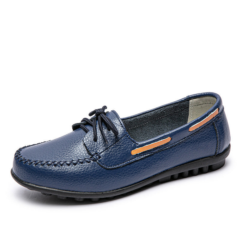 Women's Genuine Leather Flat Heel Shoes