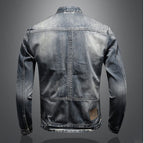 Men's Stand Collar Zipped Jacket