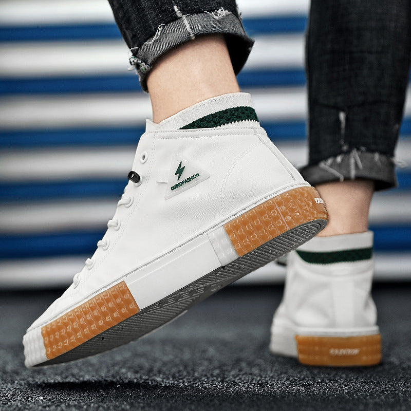 Fashion White Shoes Trend Personality Leisure