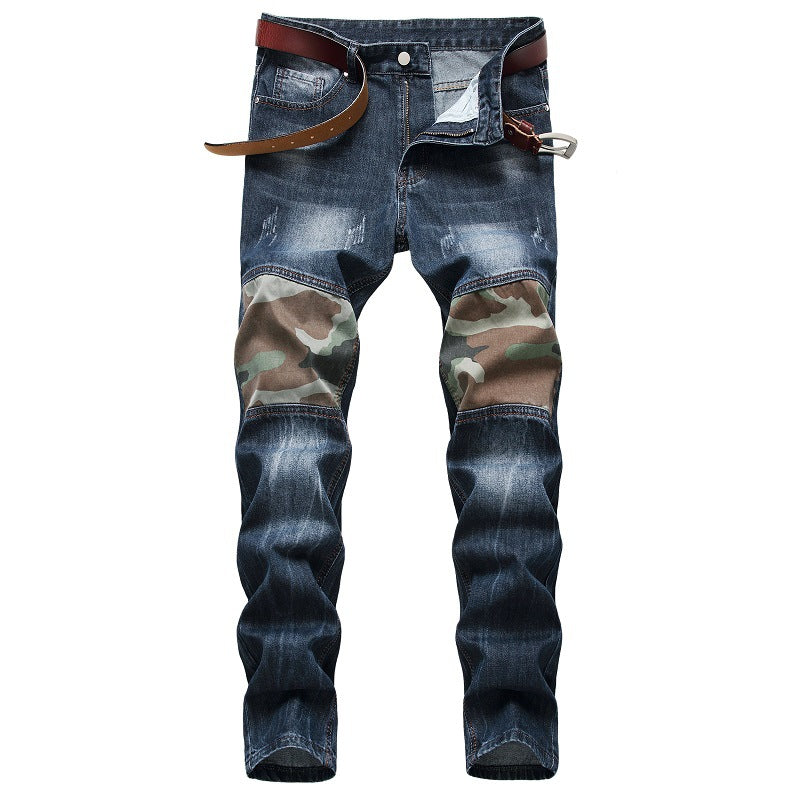 Men's Patchwork/Dye Jeans