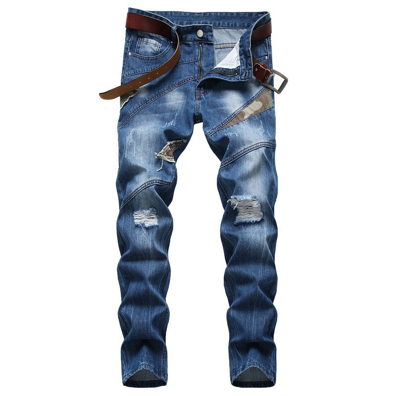 Men's Patchwork/Dye Jeans
