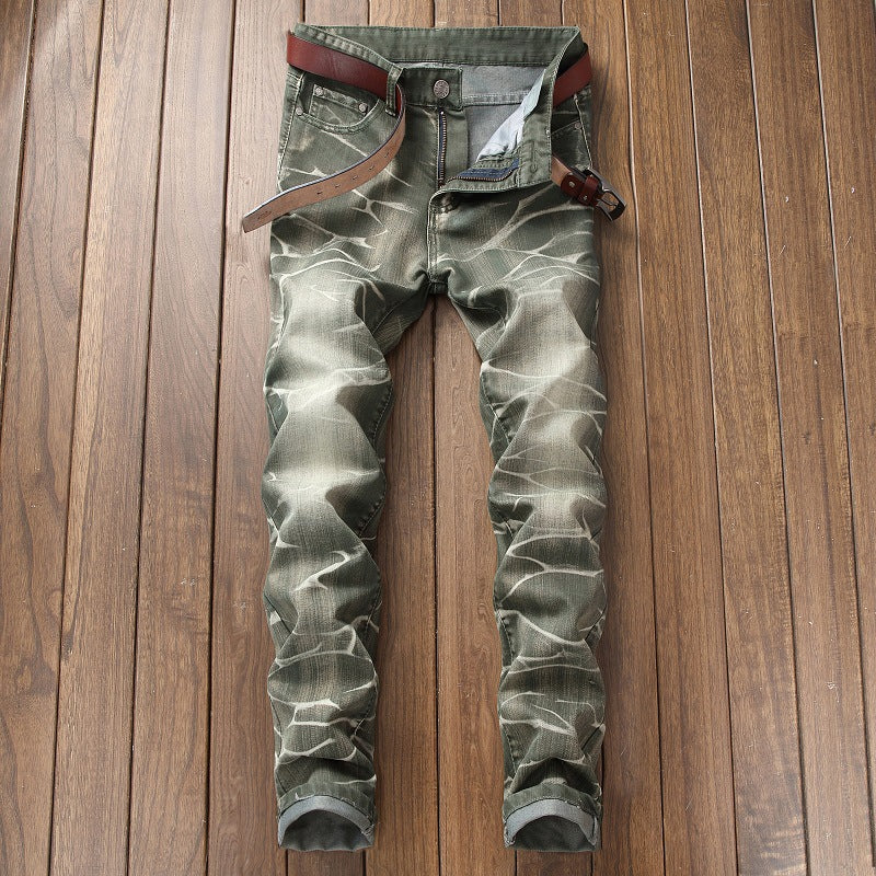 Men's Patchwork/Dye Jeans