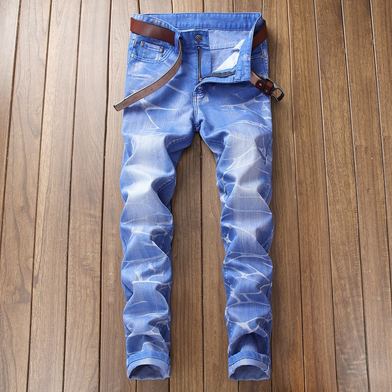 Men's Patchwork/Dye Jeans