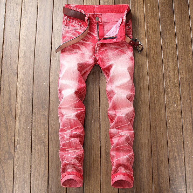 Men's Patchwork/Dye Jeans