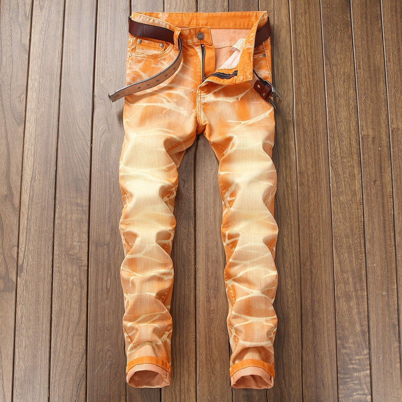 Men's Patchwork/Dye Jeans