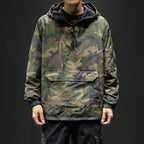 Men's Hooded Double-Sided Camouflage Jacket
