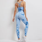Women's Quick-Drying Breathable Sports Bra And Pants Set