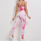 Women's Quick-Drying Breathable Sports Bra And Pants Set