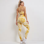 Women's Quick-Drying Breathable Sports Bra And Pants Set