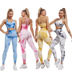 Women's Quick-Drying Breathable Sports Bra And Pants Set