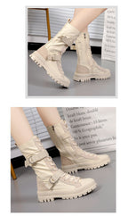 Women's High-Top Platformed Boots