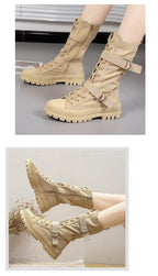 Women's High-Top Platformed Boots