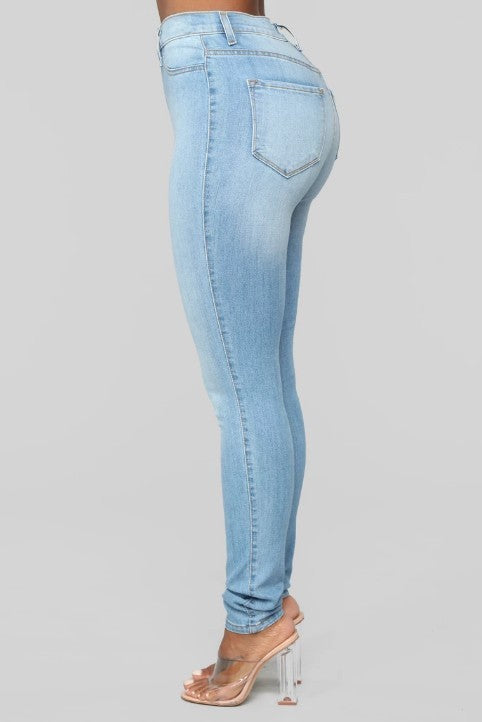 Women's Stretch High-Waisted Jeans