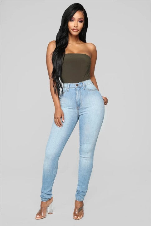 Women's Stretch High-Waisted Jeans