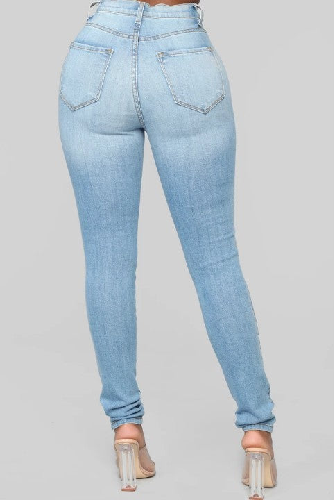 Women's Stretch High-Waisted Jeans