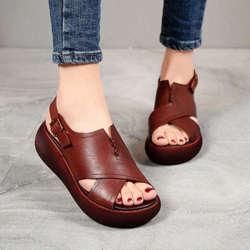 Women's Chunky Leather Sandals
