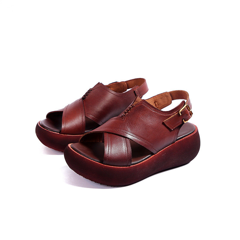 Women's Chunky Leather Sandals
