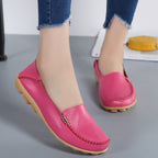 Women's Slip-On Leather Shoes
