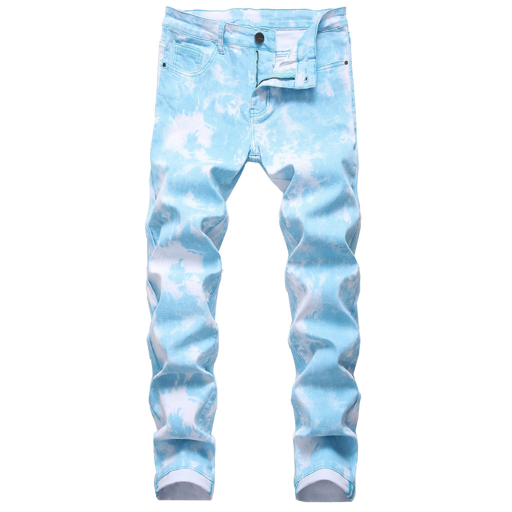 Men's Slim-fit Dyed Trousers
