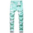 Men's Slim-fit Dyed Trousers