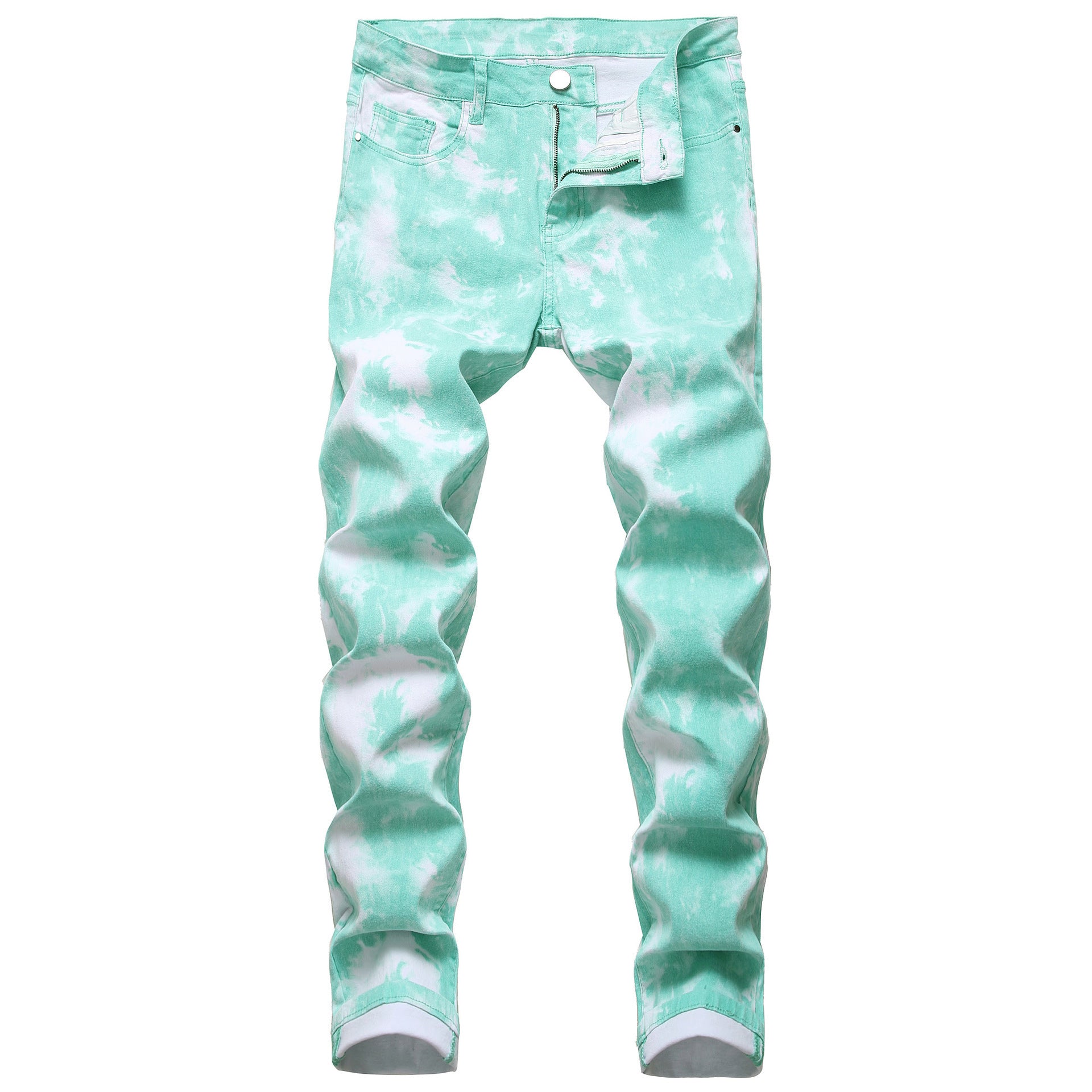 Men's Slim-fit Dyed Trousers