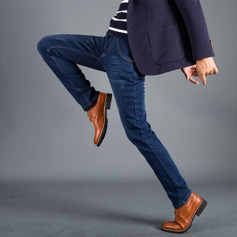 Men's Winter Velvet Thick Jeans