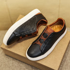 Mens Genuine Leather Sneakers