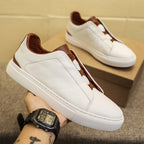 Mens Genuine Leather Sneakers