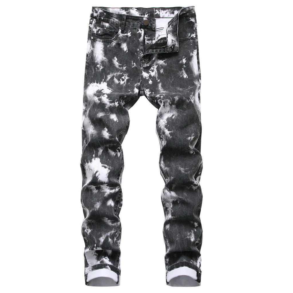 Men's Slim-fit Dyed Trousers
