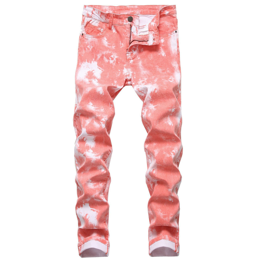 Men's Slim-fit Dyed Trousers