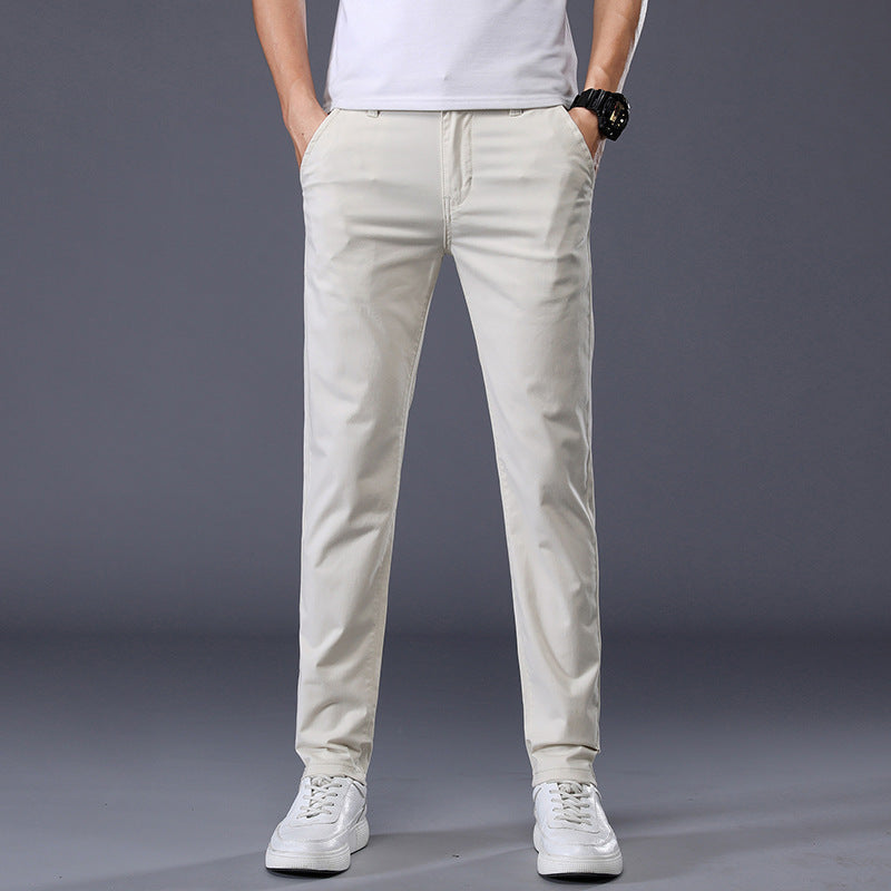 Men's Solid Stretch Pants