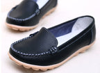 Women's Genuine Leather Bubble Soled Flats
