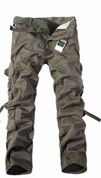 Men's Solid Cargo Pants