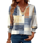 Women's Patterned Full Sleeve Top