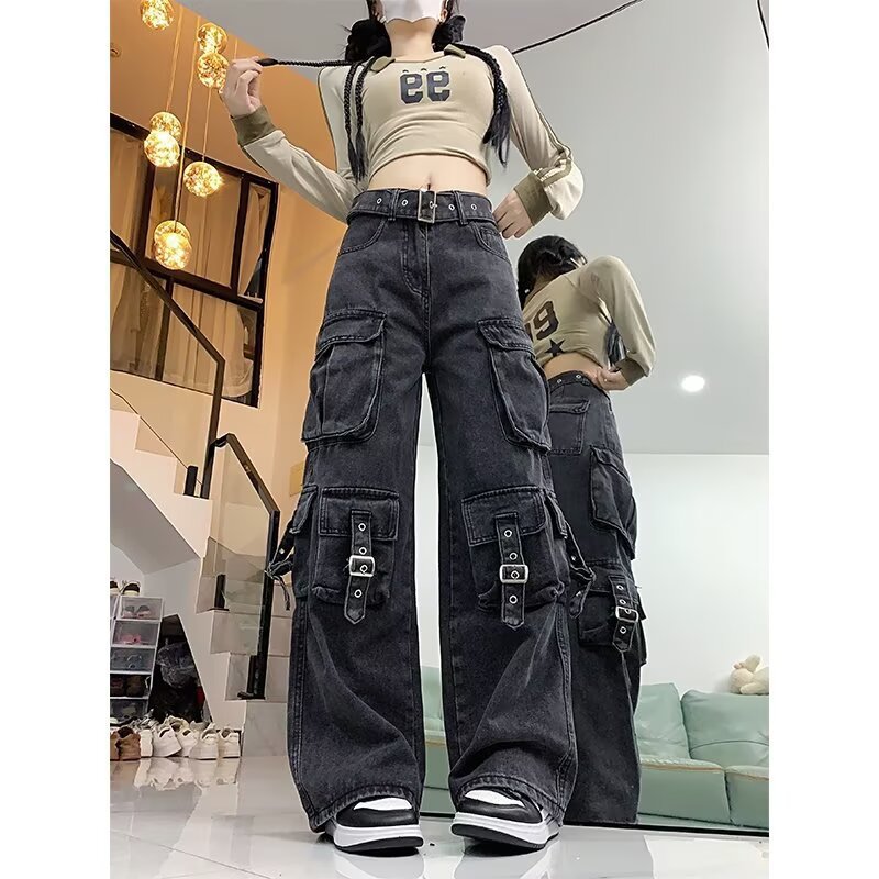 Women's Y2K Streetwear Cargo Pants