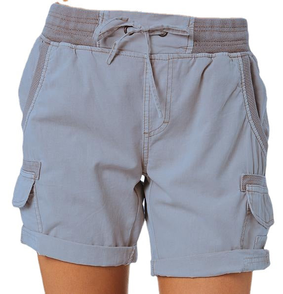 Women's High Waist Cargo Shorts