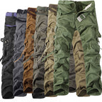 Men's Solid Cargo Pants