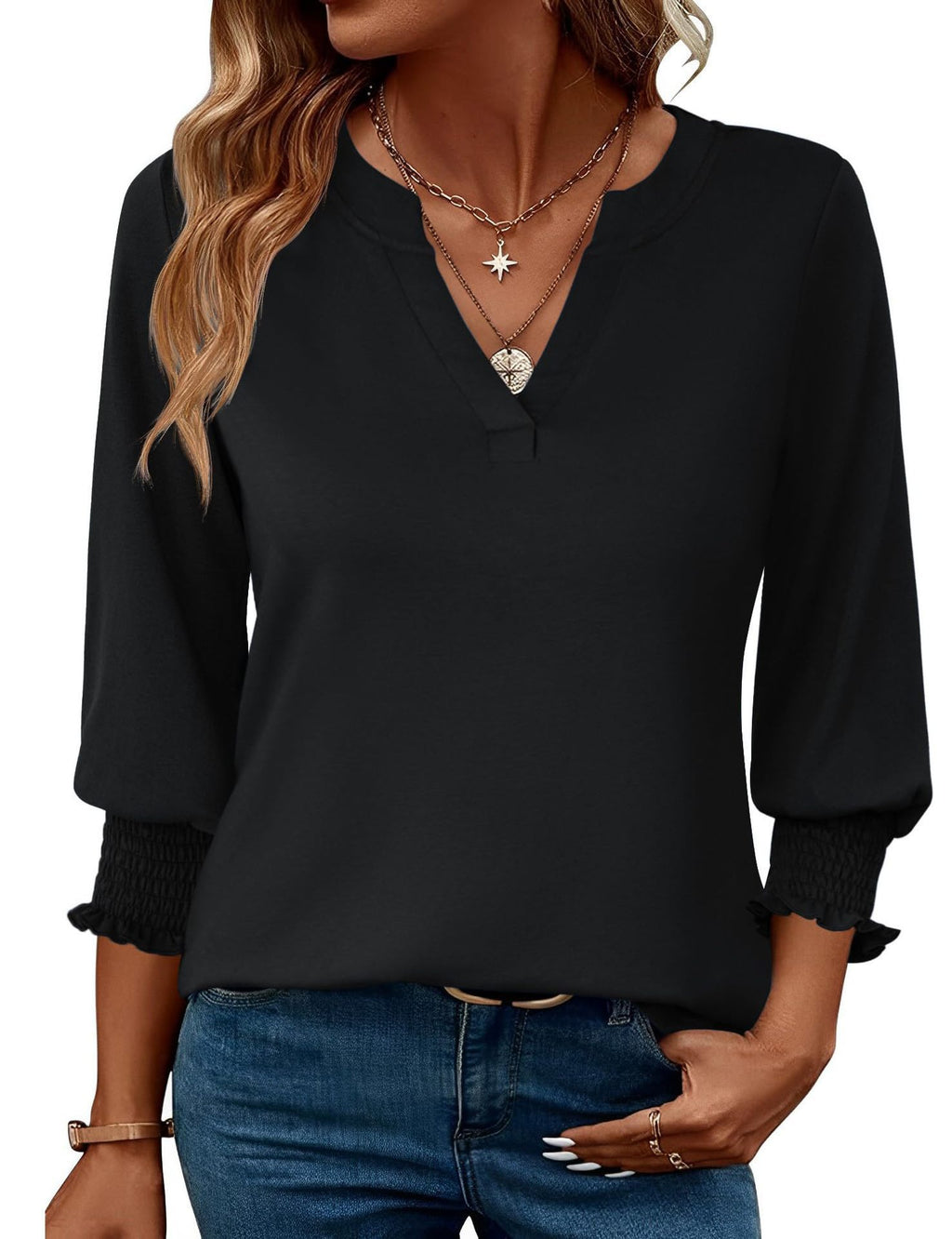 Women's Patterned Full Sleeve Top