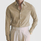 Men's Striped Long Sleeve Shirt
