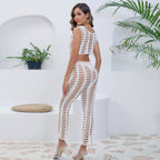 Women's Hollow Bikini Cover-Up 2 Piece Set