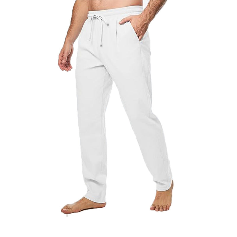 Men's Cotton And Linen Breathable Pants