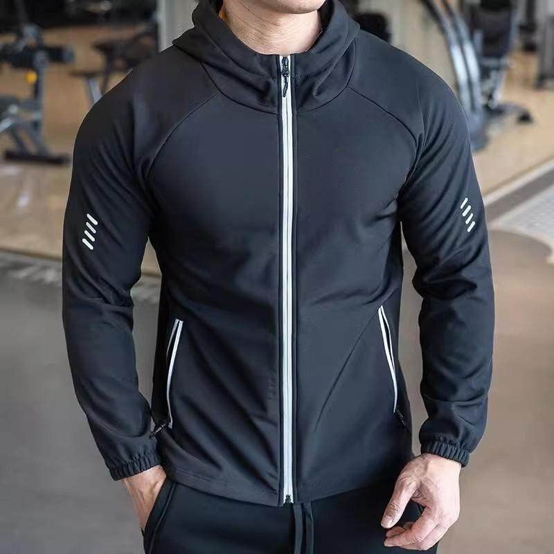 Men's Wind Resistant Zip-Up Hoodie