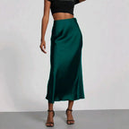 Women's Satin Skirt