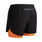 Men's Quick-Dry Double-Layer Fitness Shorts