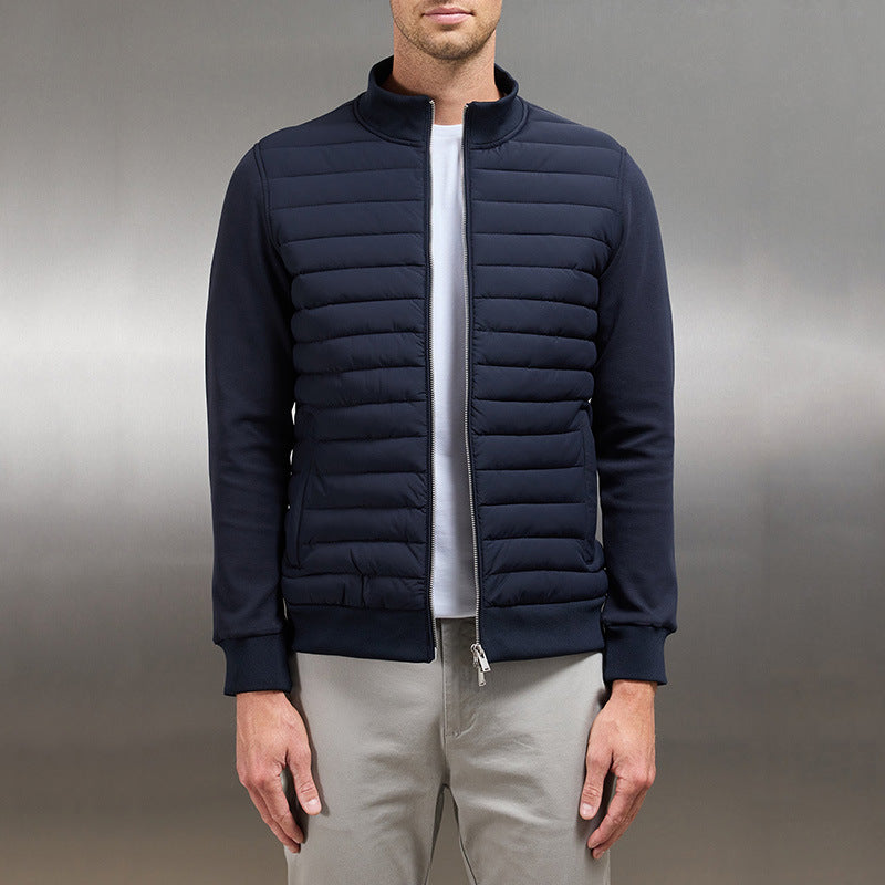 Men's Padded Stand Collar Coat