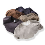 American Retro Double Yarn Pure Combed Cotton Gradient T-shirt