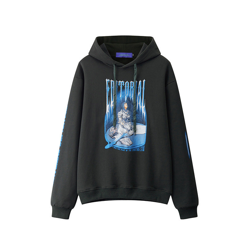 Desperate Knight Print Hoodie