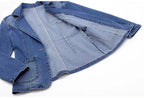 Women's Single Buttoned Denim Coat