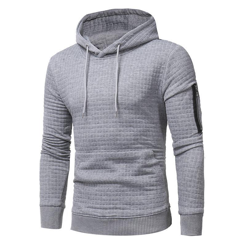 Men's Hoodie With Arm Zipper