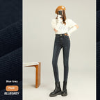 Women's Fleece-lined Thick Slim Fit Jeans